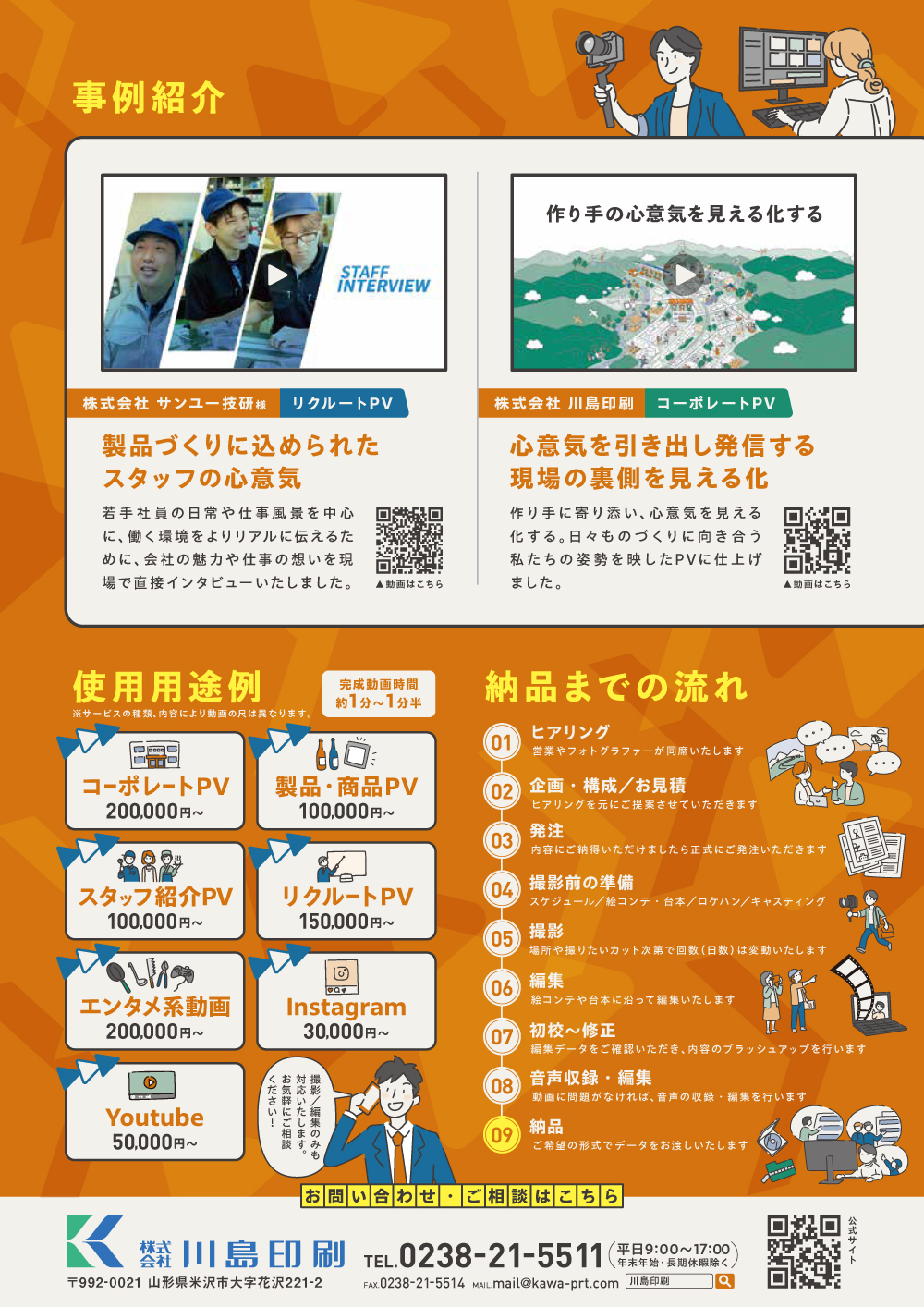 動画サービスのご案内