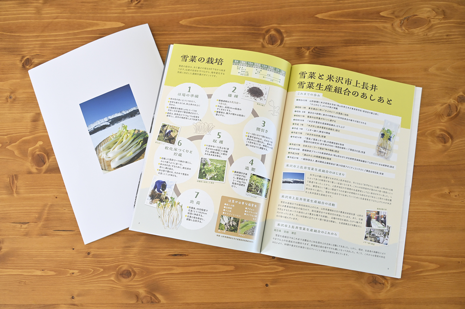 制作事例_米沢市農政課_雪菜レシピ冊子